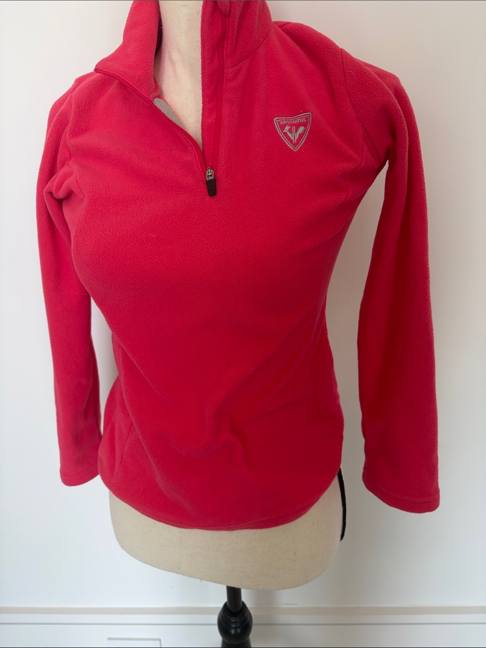 Rossignol Hot Pink Quarter-Zip Fleece Pullover